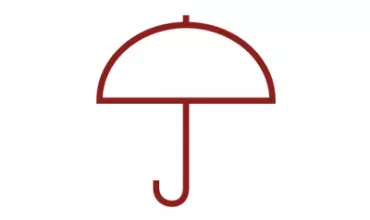 Icon of an umbrella